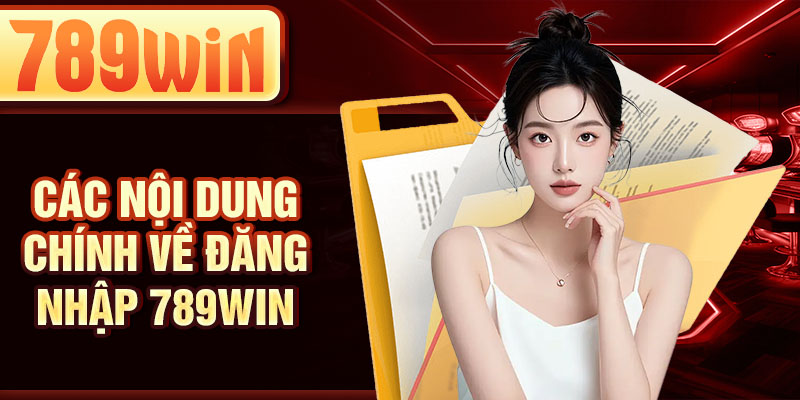 Các nội dung chính về đăng nhập 789WIN Các nội dung chính về đăng nhập 789WIN